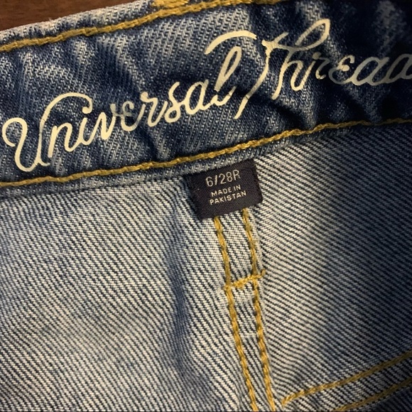 Universal Thread High Rise Straight Leg Jeans 6 - Picture 7 of 9